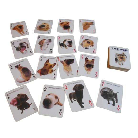 Artlist Collection The Dog Mini Playing Cards Incomplete Great for Crafts - Picture 1 of 8